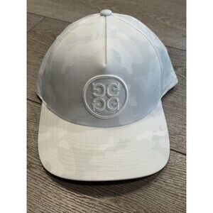 G/Fore Hat Cap Golf Snapback White Camo Circle G's Space Performance Tech NWT